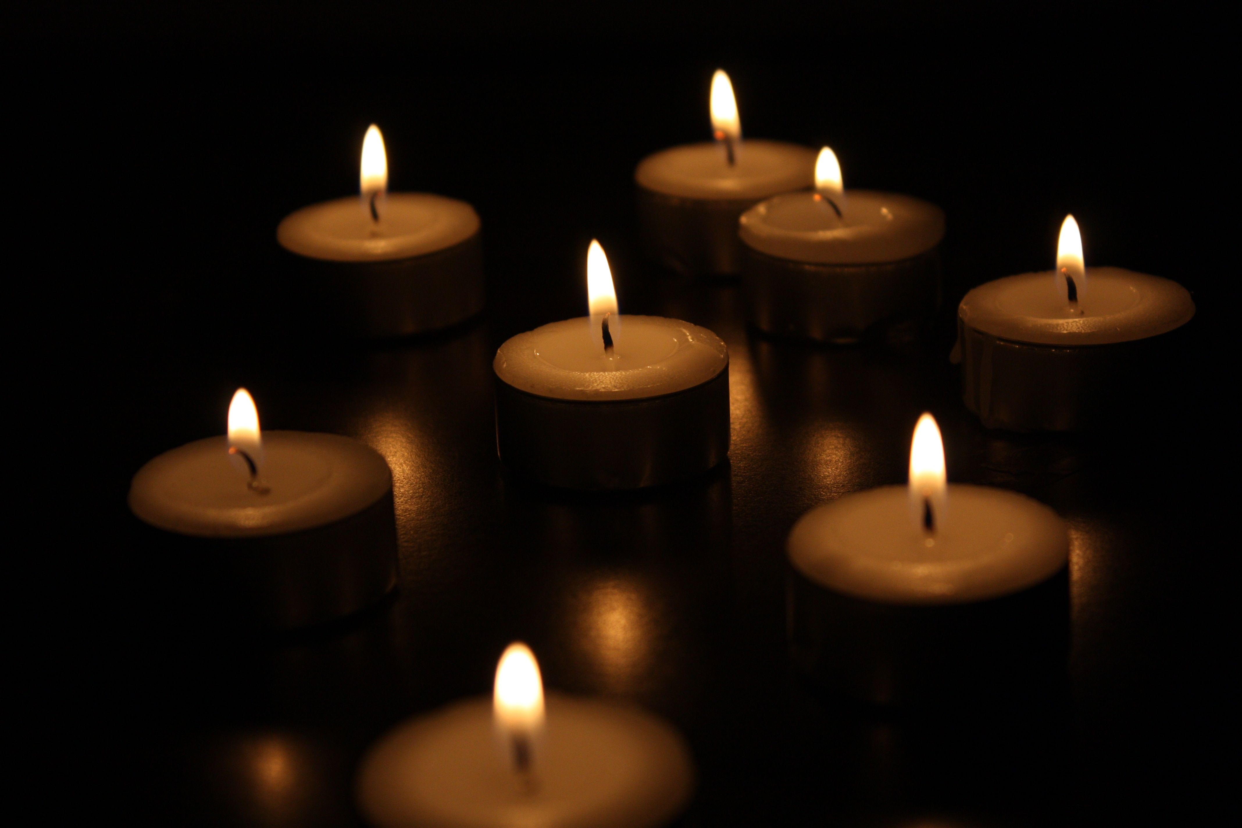 Romantic Candles Wallpaper On