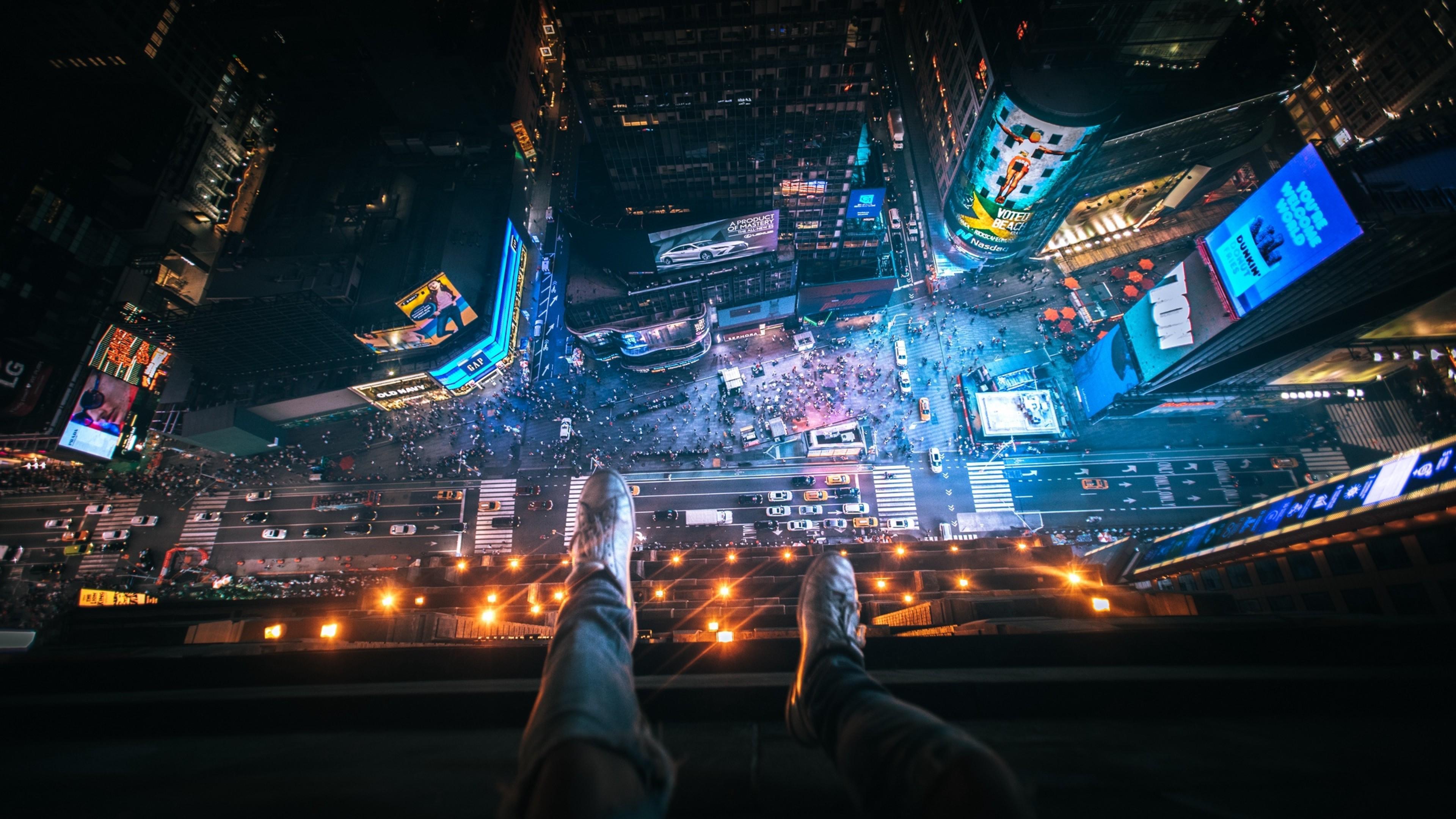 Amazing Aerial Of New York HD Wallpaper 4k Ultra