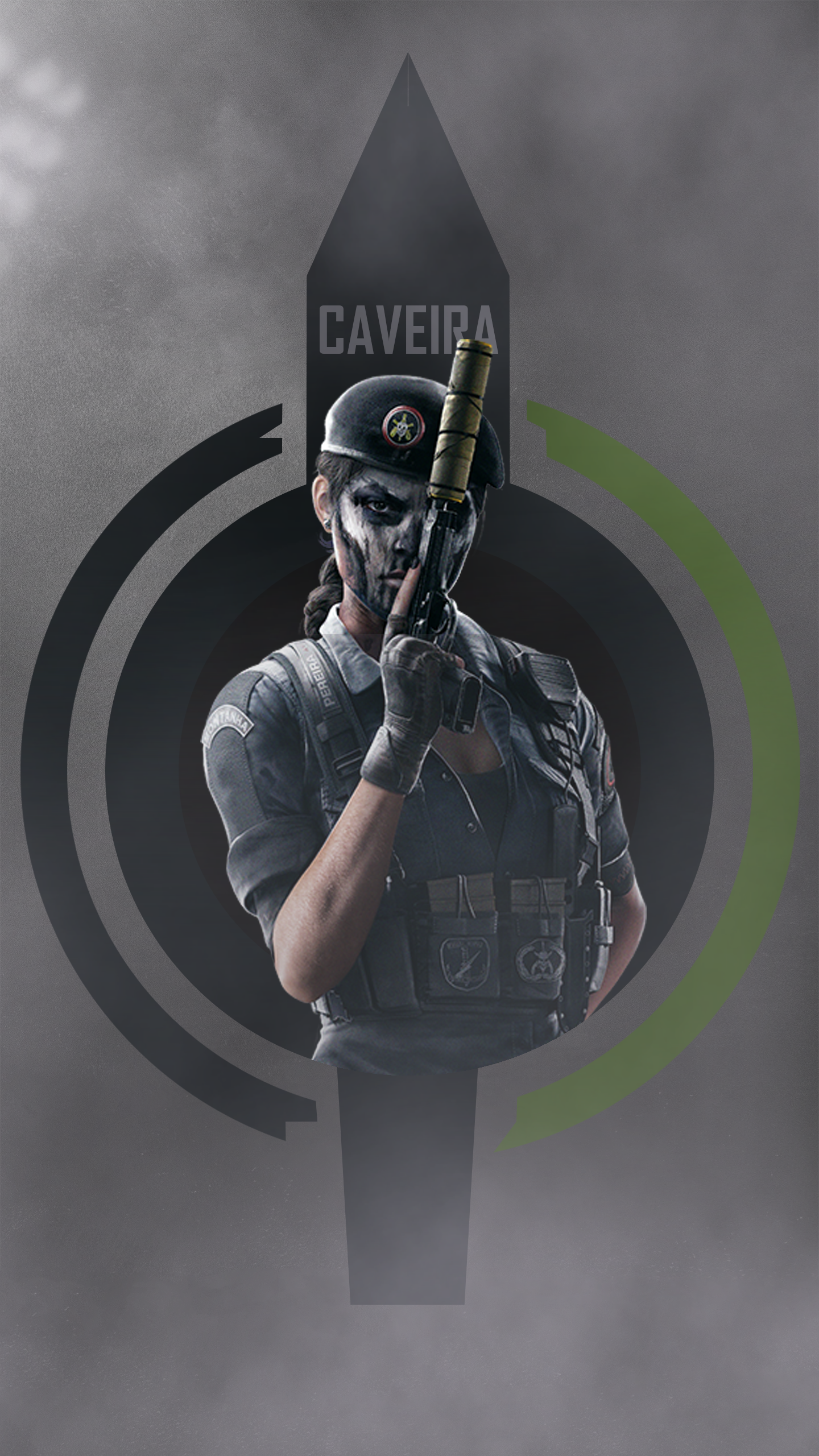 R6 Caveira Elite Wallpaper - One Year In The World