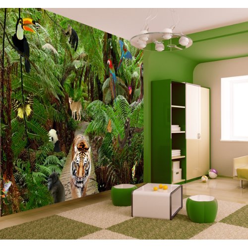 Free download JUNGLE WALLPAPER MURAL [500x500] for your Desktop, Mobile & Tablet Explore 48