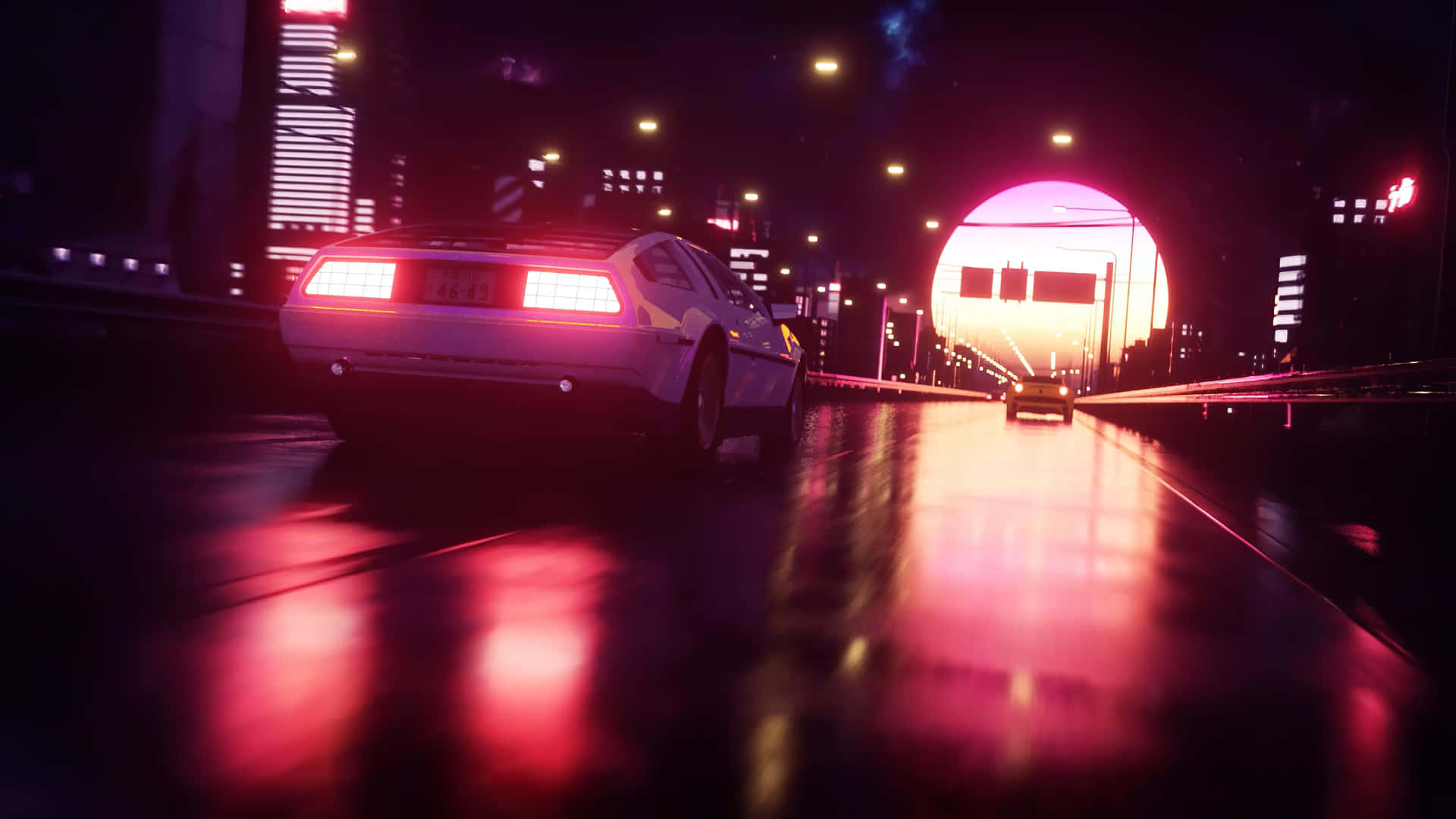 Delorean 4k Wallpaper