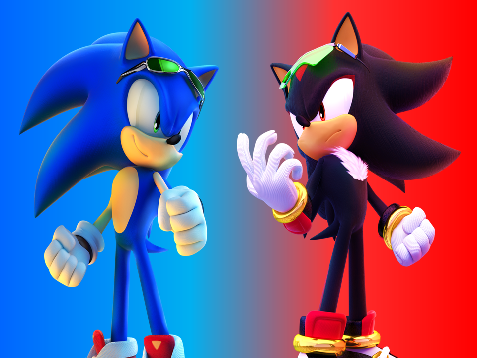 Sonic vs Shadow Wallpaper by 9029561 on