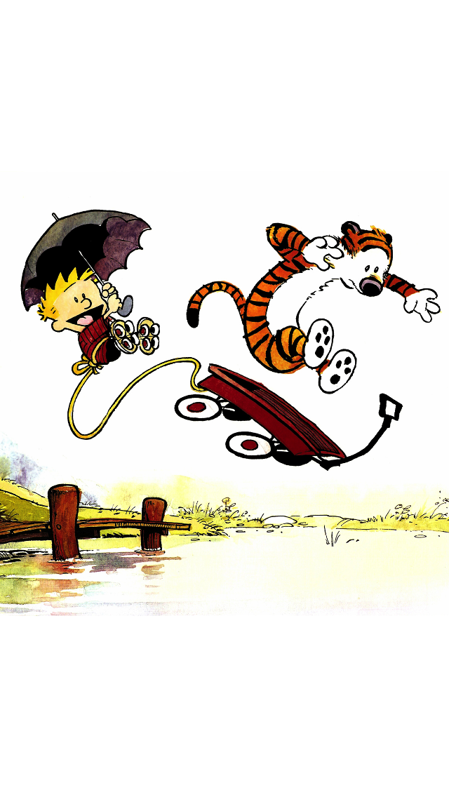 Calvin And Hobbes iPhone