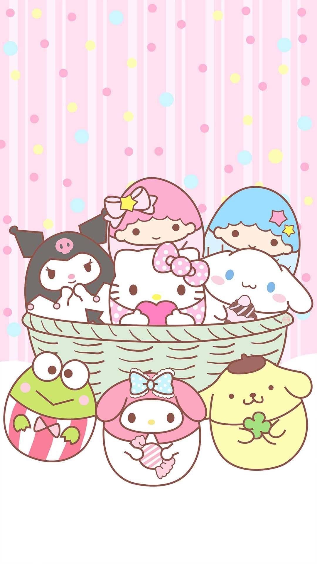 Download Sanrio Wallpaper Kawaii Hello Cute By Lmacias Sanrio Backgrounds Sanrio