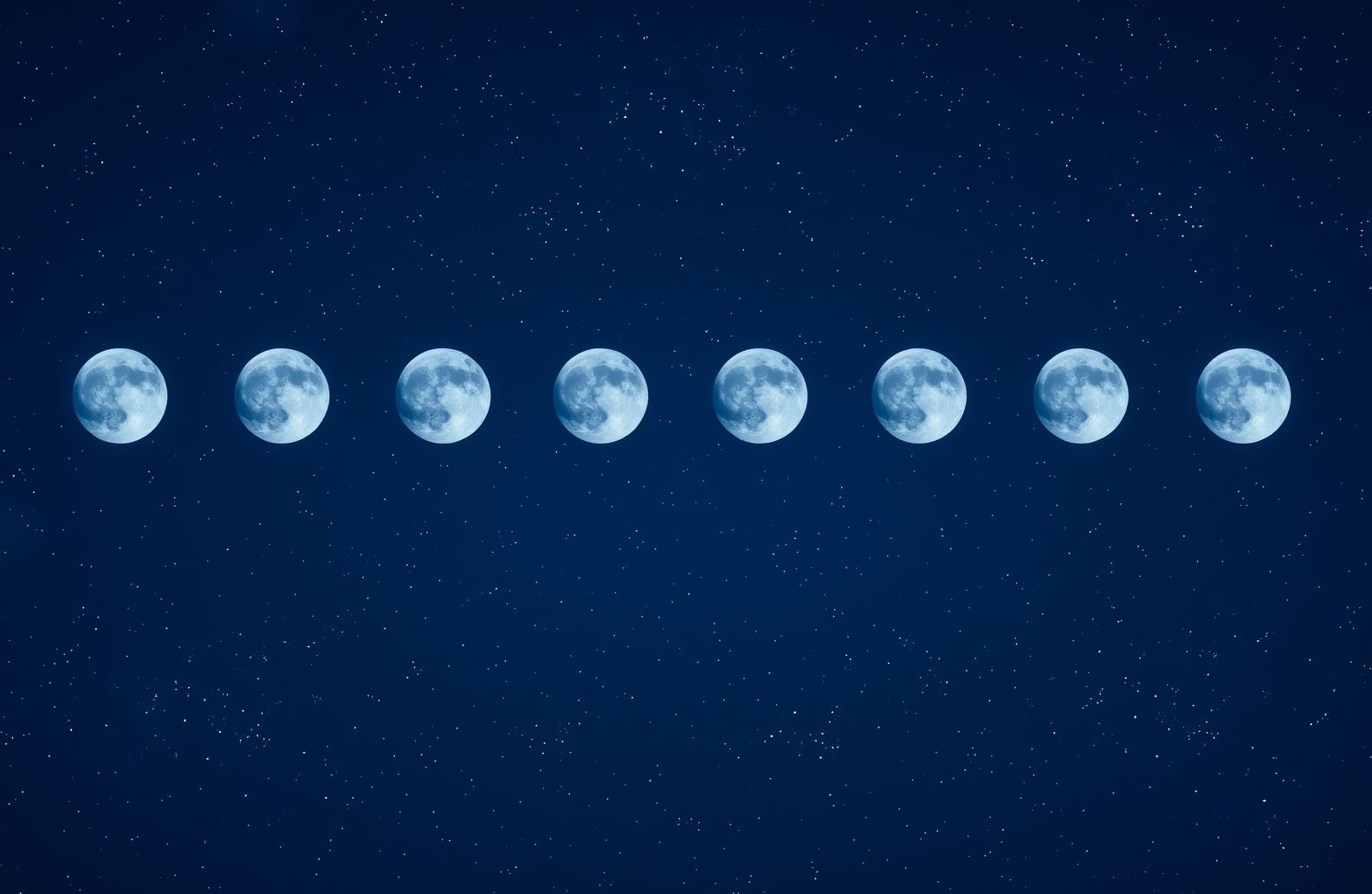 Phases Of The Moon Wallpaper