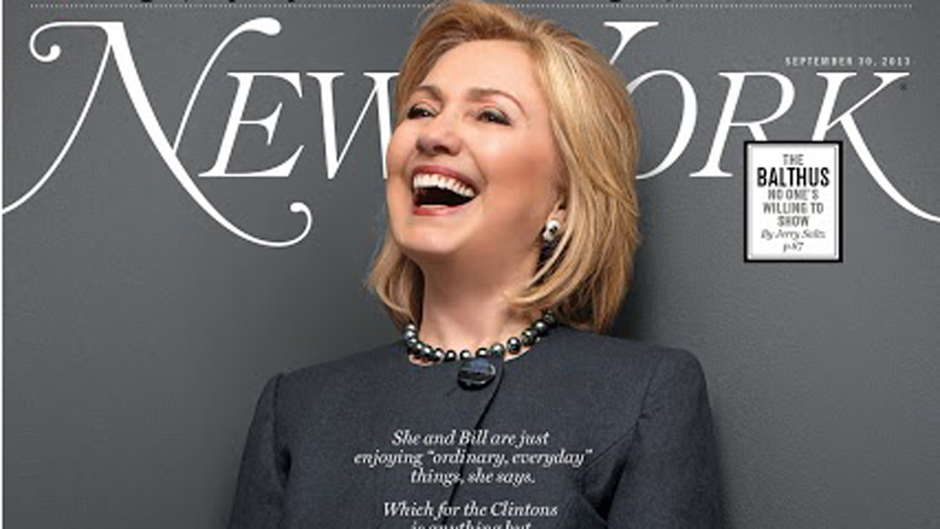 Hillary Clinton Appears On The Cover Of New York Magazine S