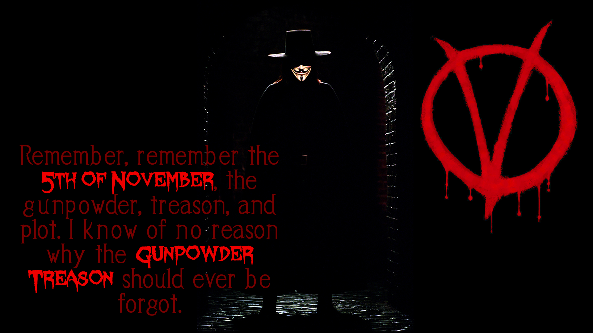V For Vendetta HD Wallpaper By Swagirr