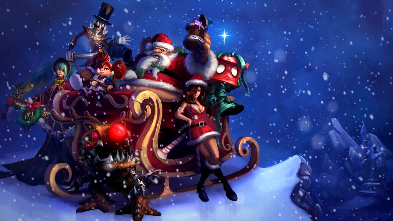 Christmas League Of Legends Snowdown HD Wallpaper