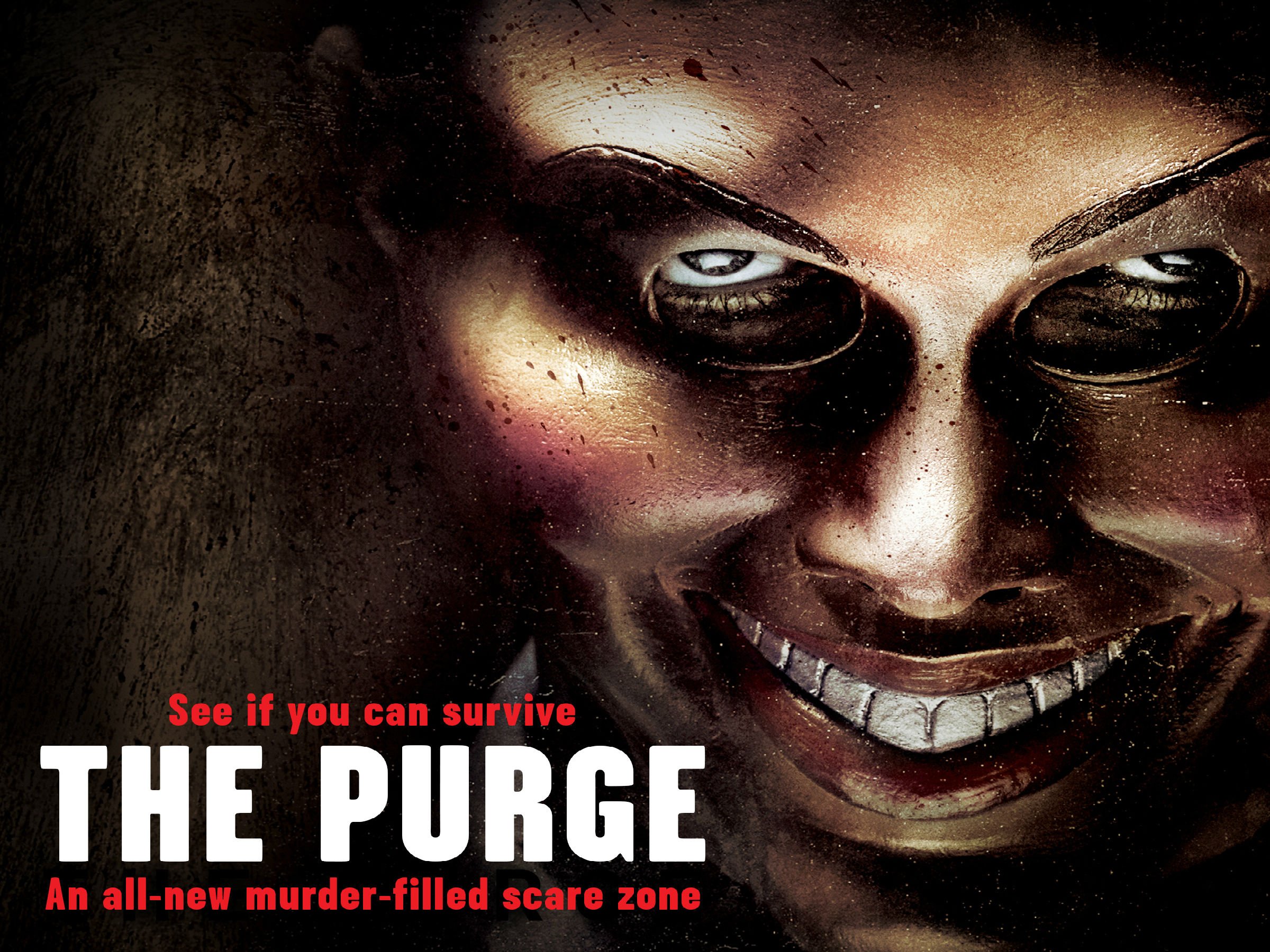 THE PURGE horror sci fi thriller dark anarchy 37 wallpaper