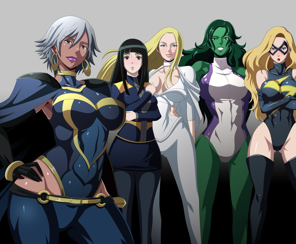 Marvel Girls By Ultramegachicken1001