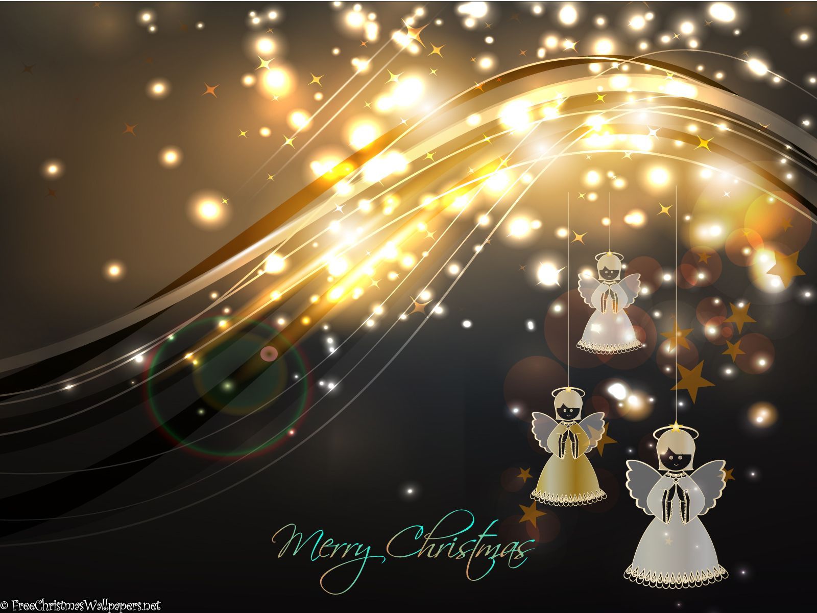 Christmas Angels Wallpaper
