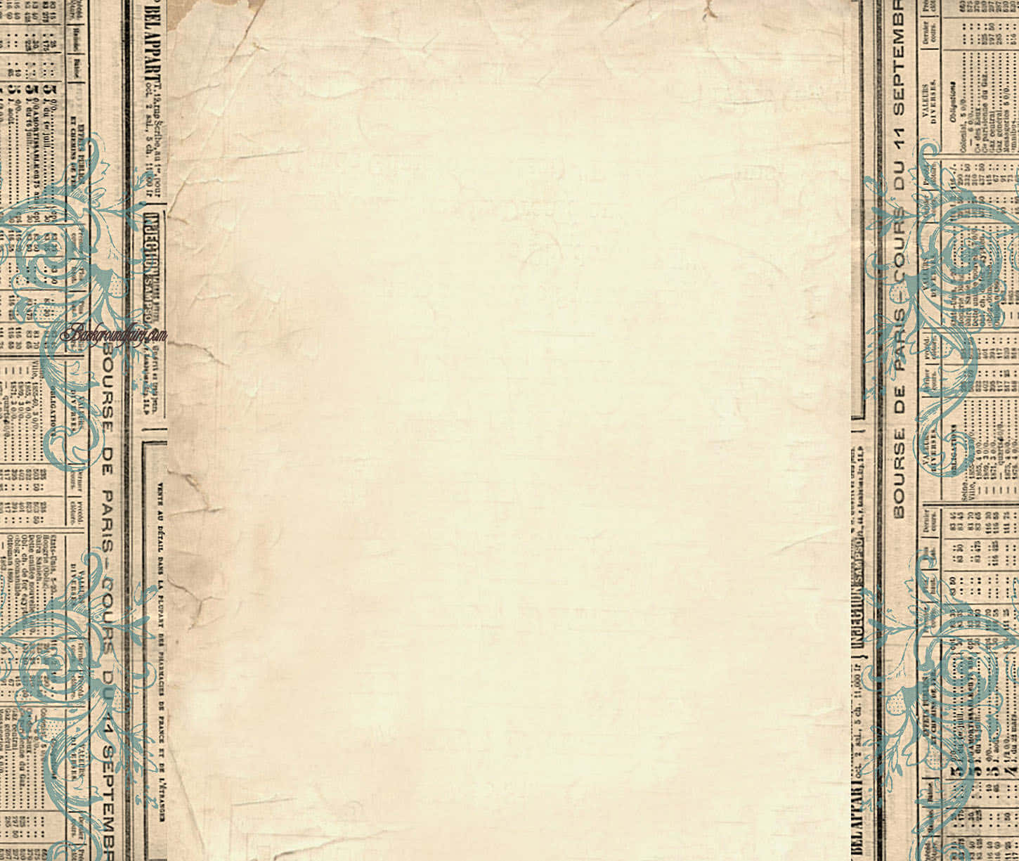 Vintage Newspaper Wallpaper