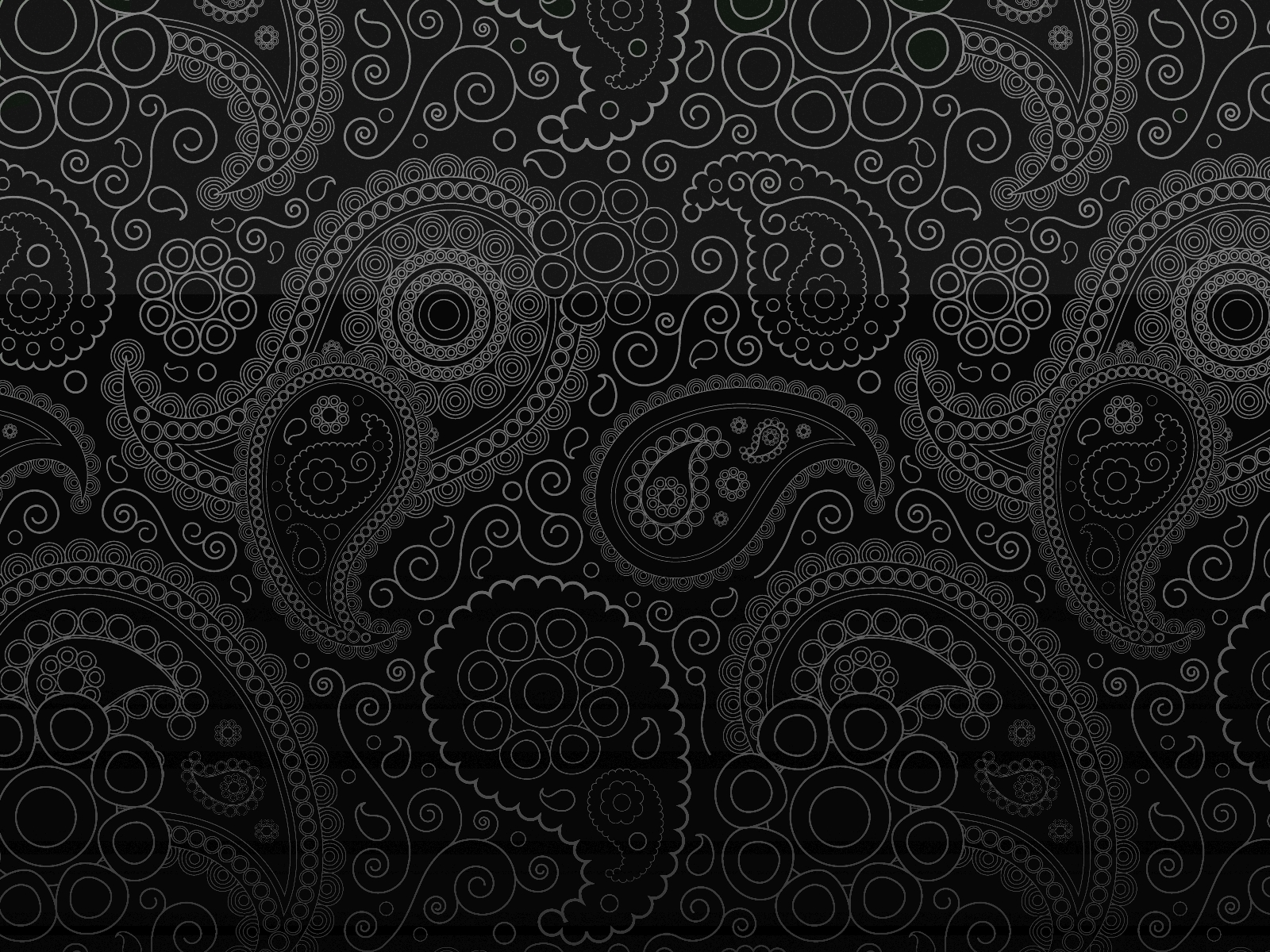 Black Textures Paisley Wallpaper