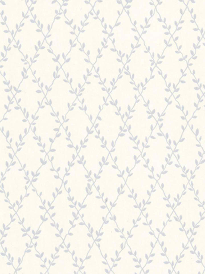 Blue Janine Trellis Mini Wallpaper Contemporary