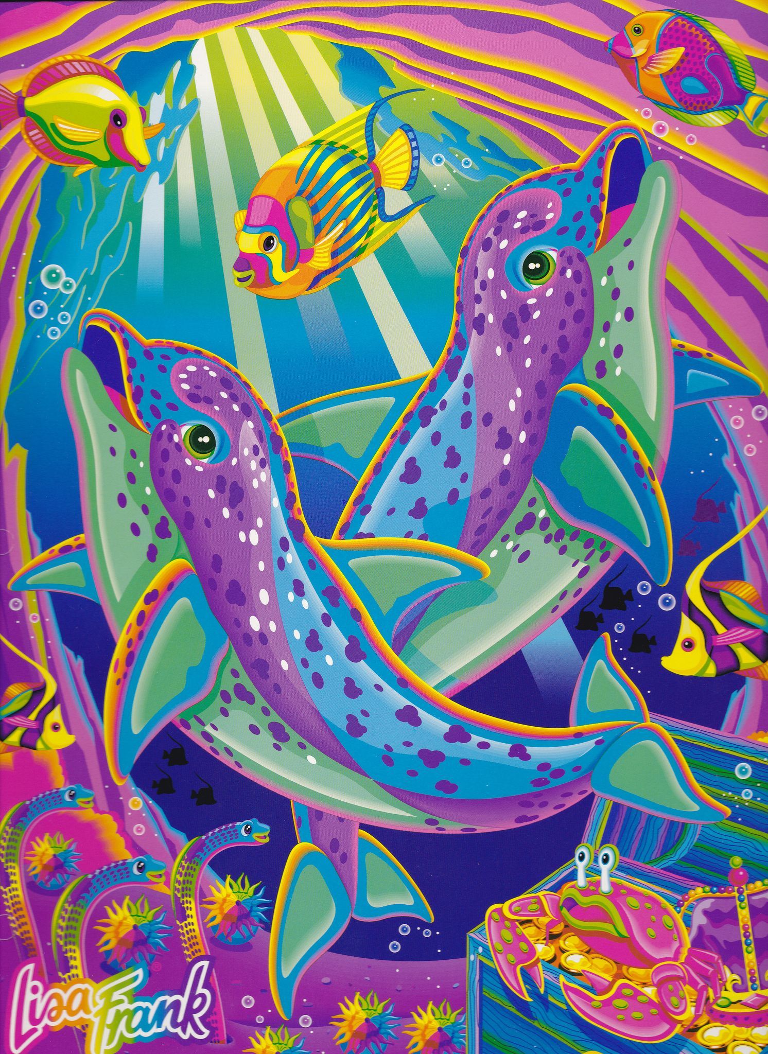 Lisa Frank Dolphin Wallpaper At Wallpaperbro