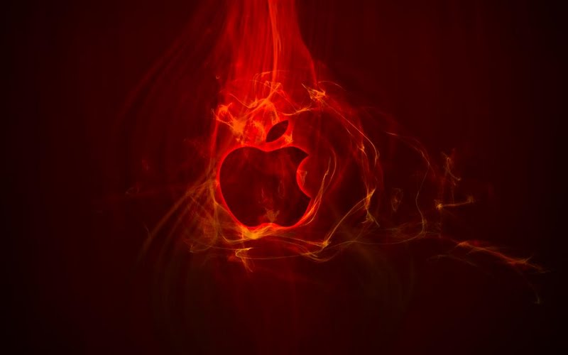 High Resolution Red Hot Apple Desktop Laptop Ed In Art