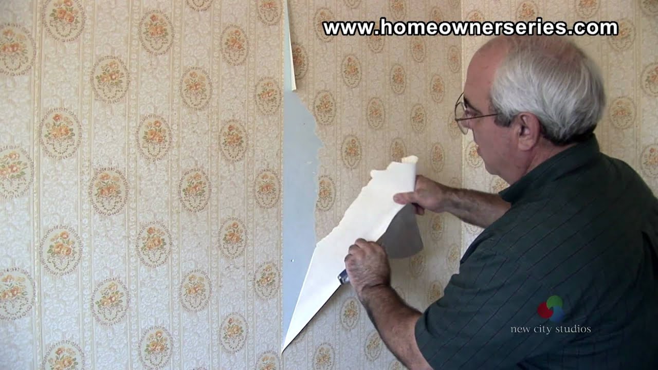 How to Fix Drywall   Removing Wall Paper   Drywall Repair
