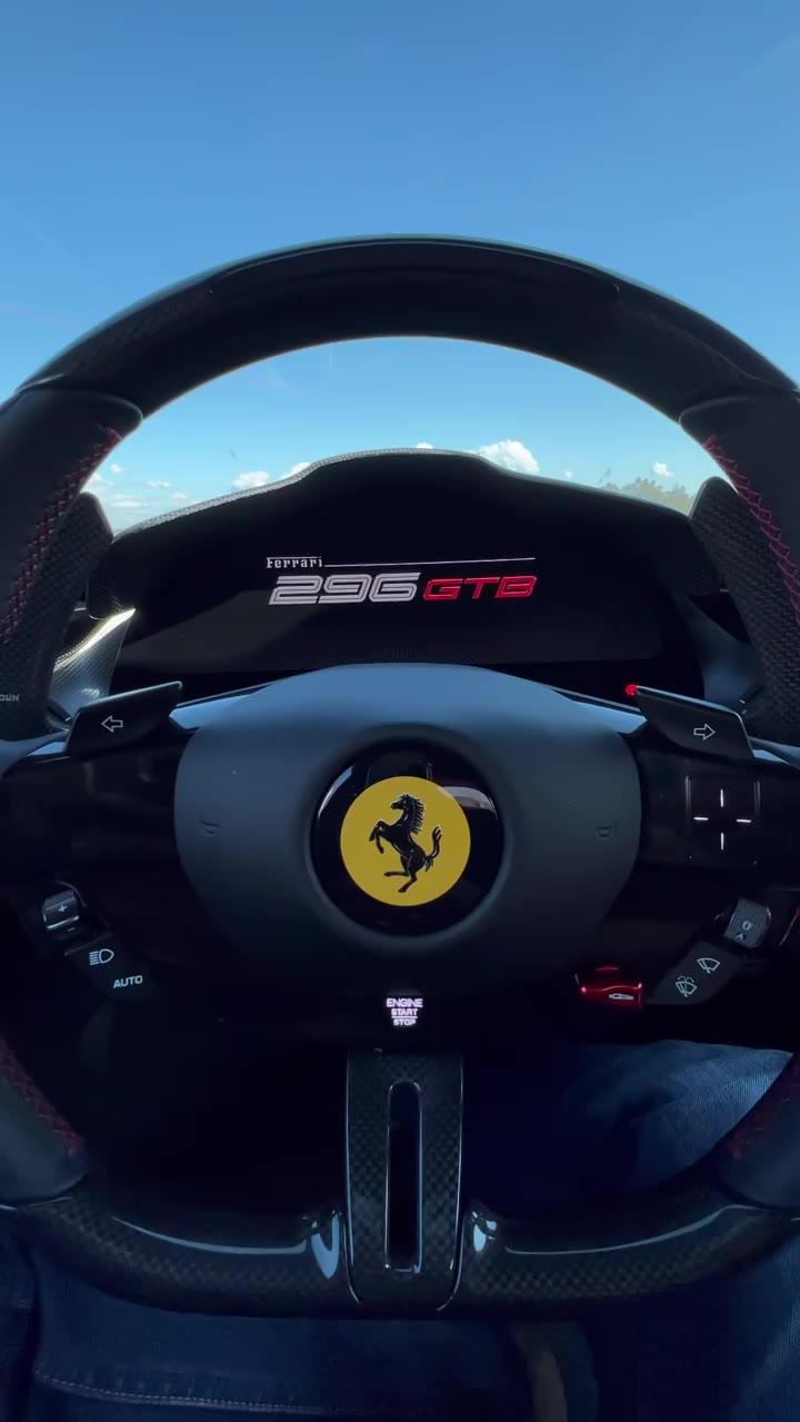 Digital Cockpit On Ferrari Gtb You Have The Regular Matino