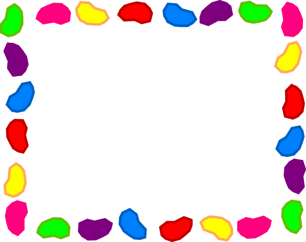 Jelly Bean Background Rainbow Clip Art At Clker Vector