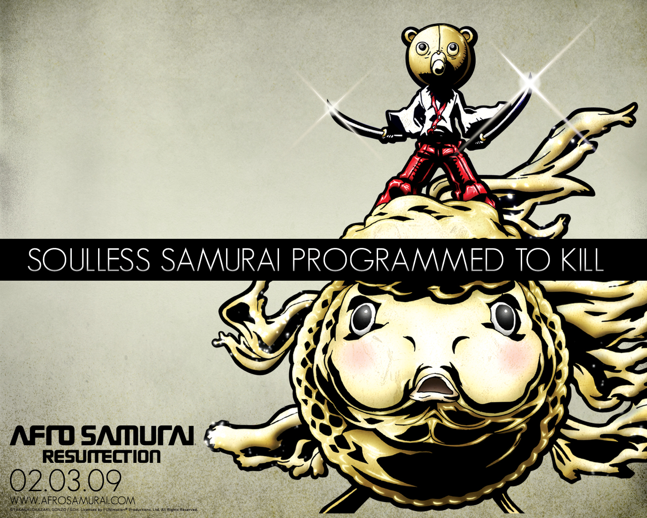Anime Afro Samurai Kuma Wallpaper