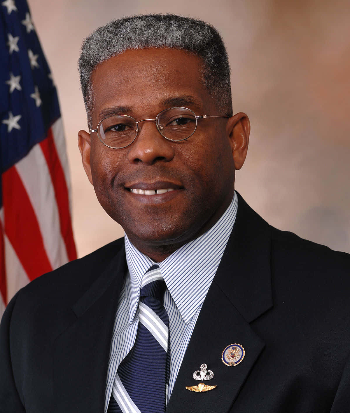 Portrait of an African American man in a suit and tie