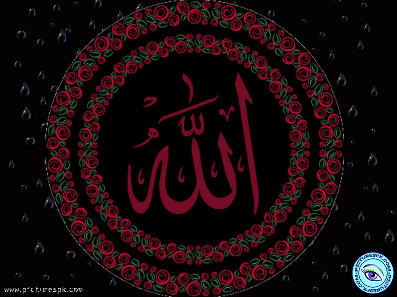 Allah Name With Beautiful Background Picture Wallpaper In