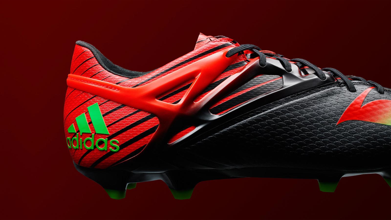 The New Black Red Adidas Messi Football Boot