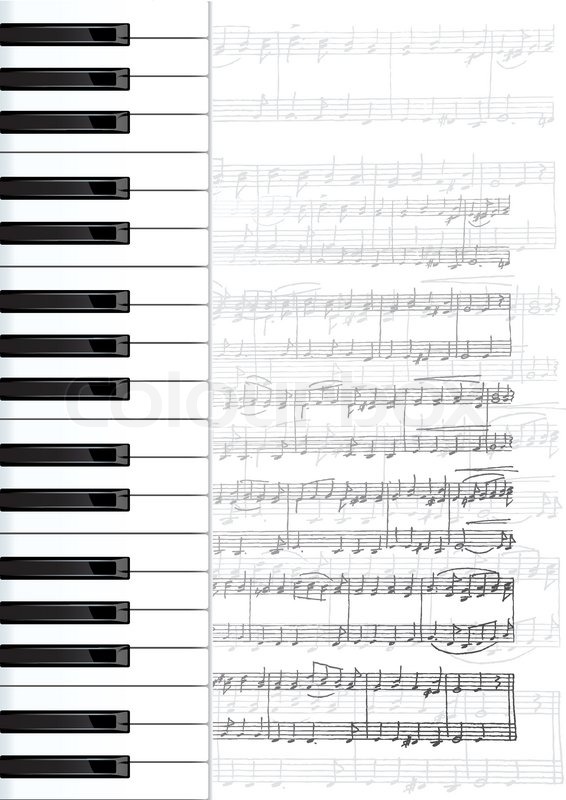 Piano Key Wallpaper Border httpwwwcolourboxcomvectorpiano keys