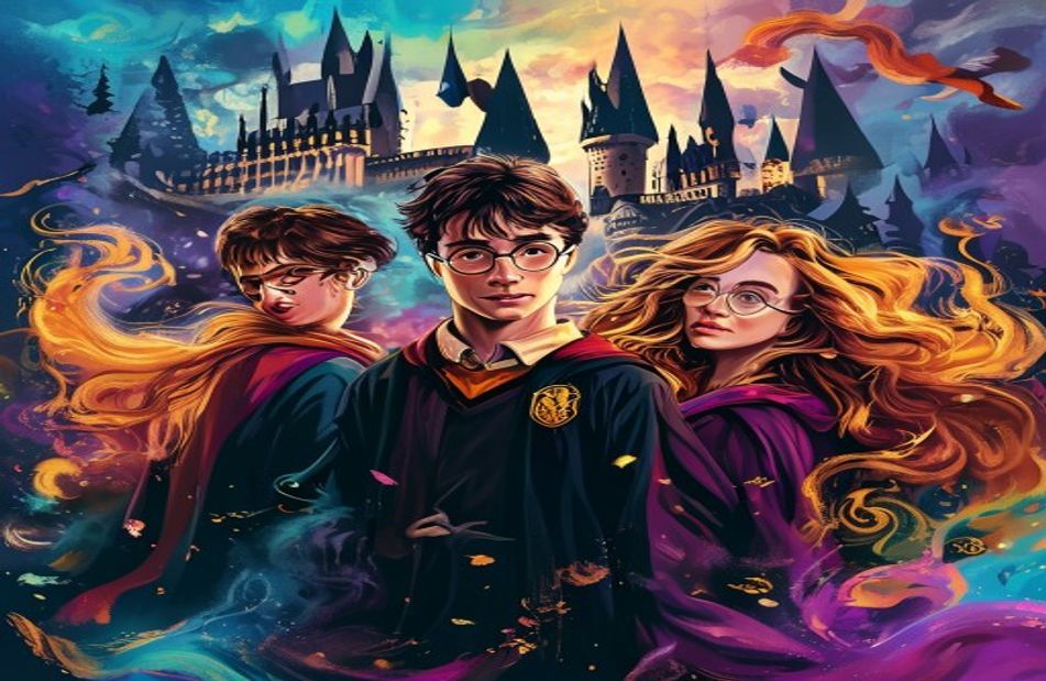 Harry Ron And Hermione Wallpaper