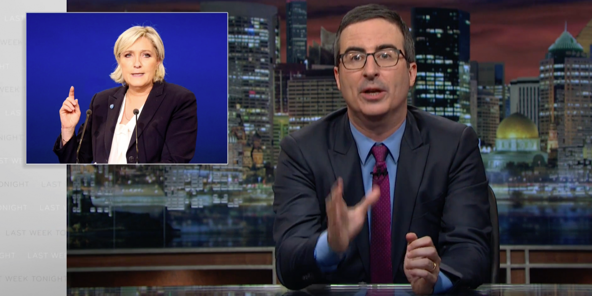 John Oliver Has A Harsh Warning For France Don T F Up