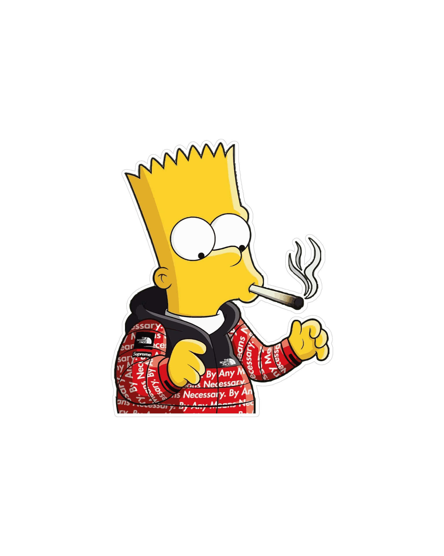 Bart Simpson Weed Wallpaper