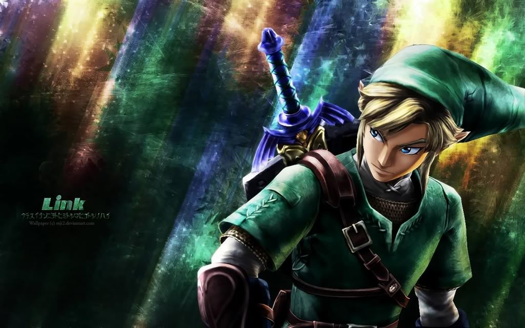 Awesome Link Legend Of Zelda Widescreen Wallpaper