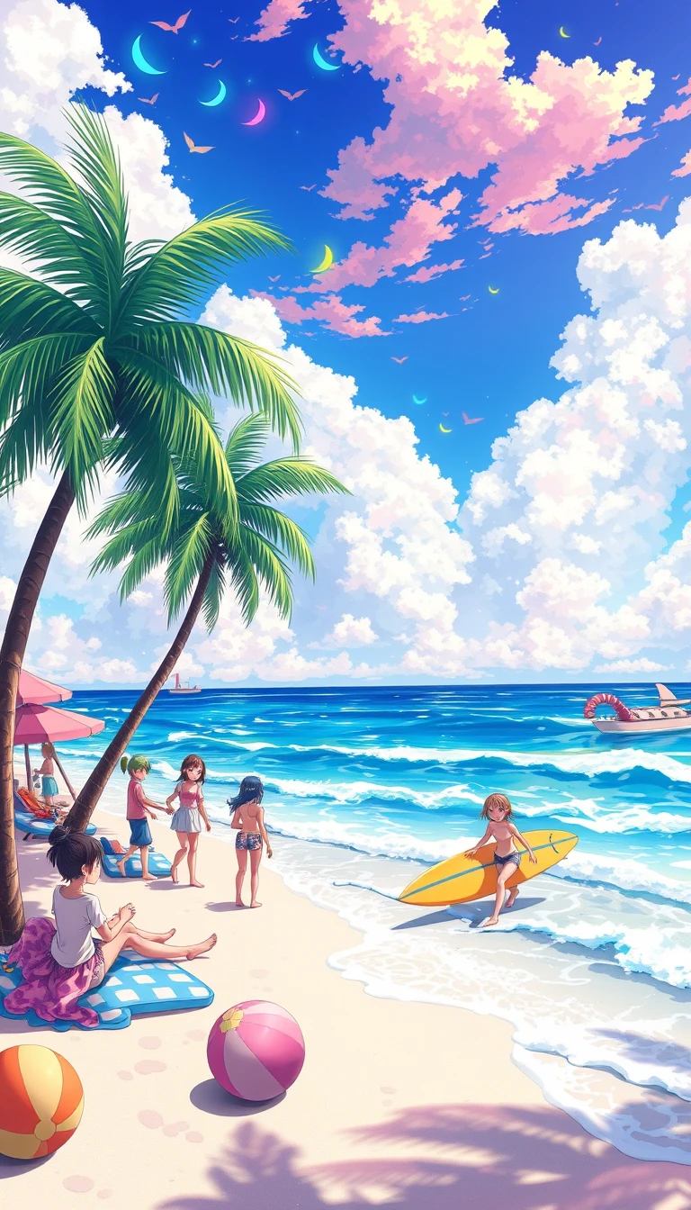 Anime Beach Wallpaper