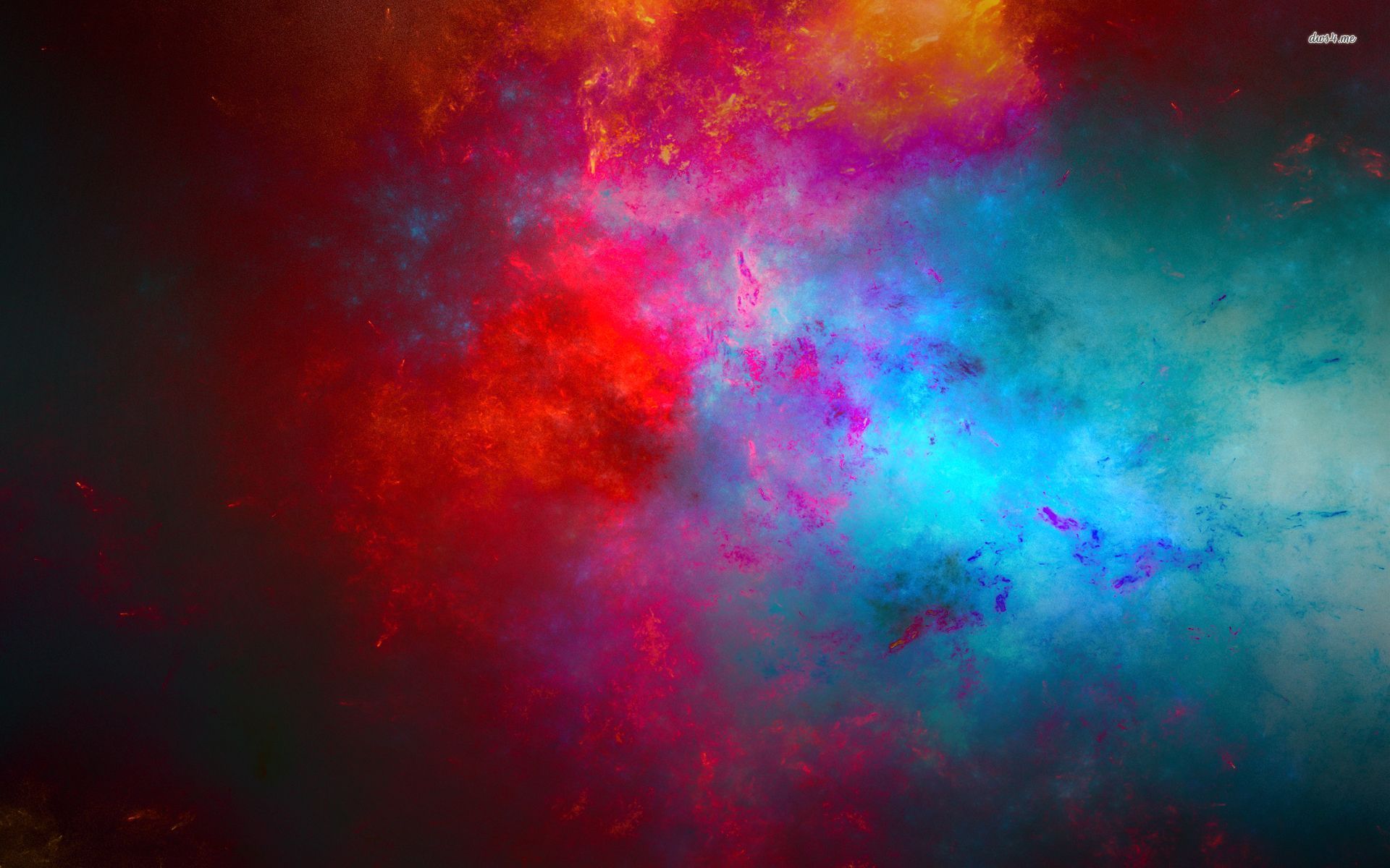 Your Wallpaper Red Blue Cloud Abstract Jpg