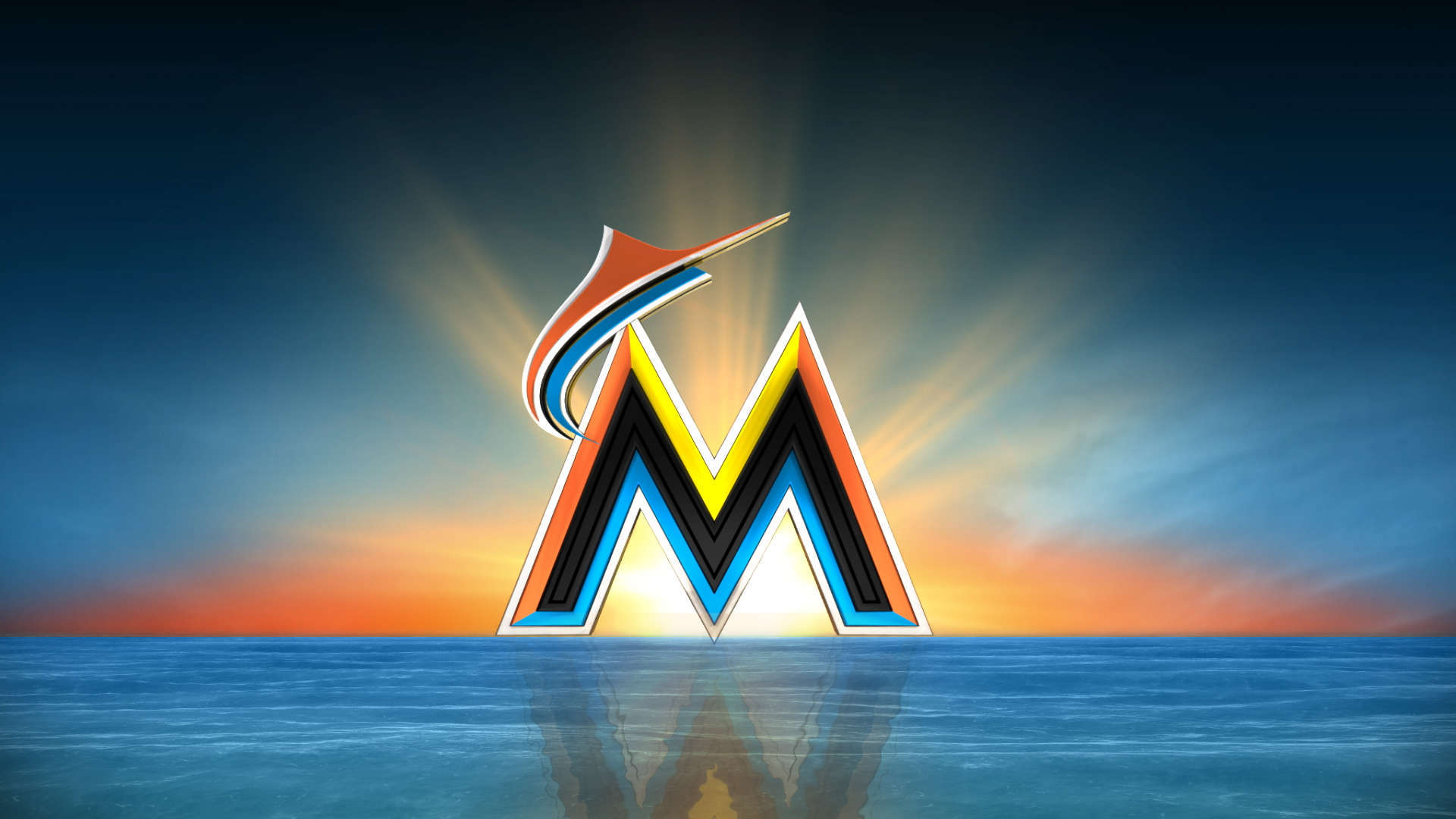 Source HDwallwide Miami Marlins Logo HD Wallpaper
