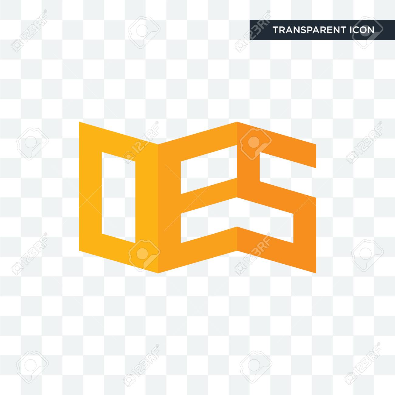 Oes Vector Icon Isolated On Transparent Background Logo