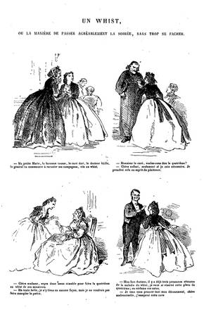 19th Century Whist Game Illustration 4mjnr90437hoavow Wallpaper