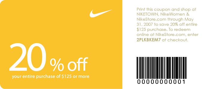 online coupon for nike store com