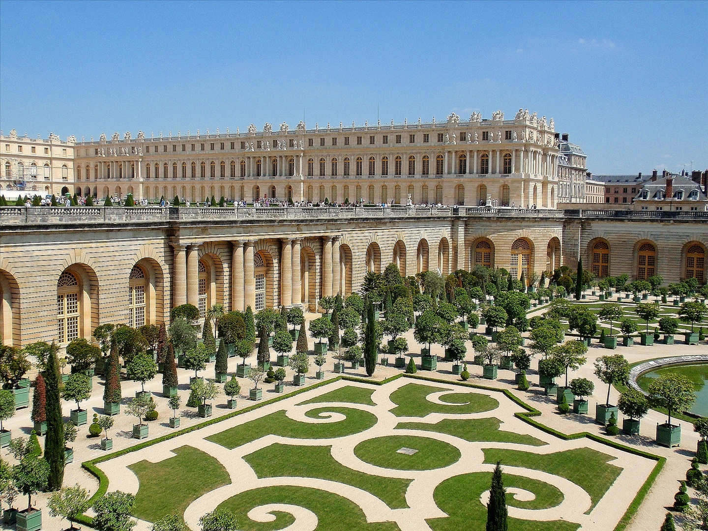 Palace Of Versailles HD Wallpaper Landmarks