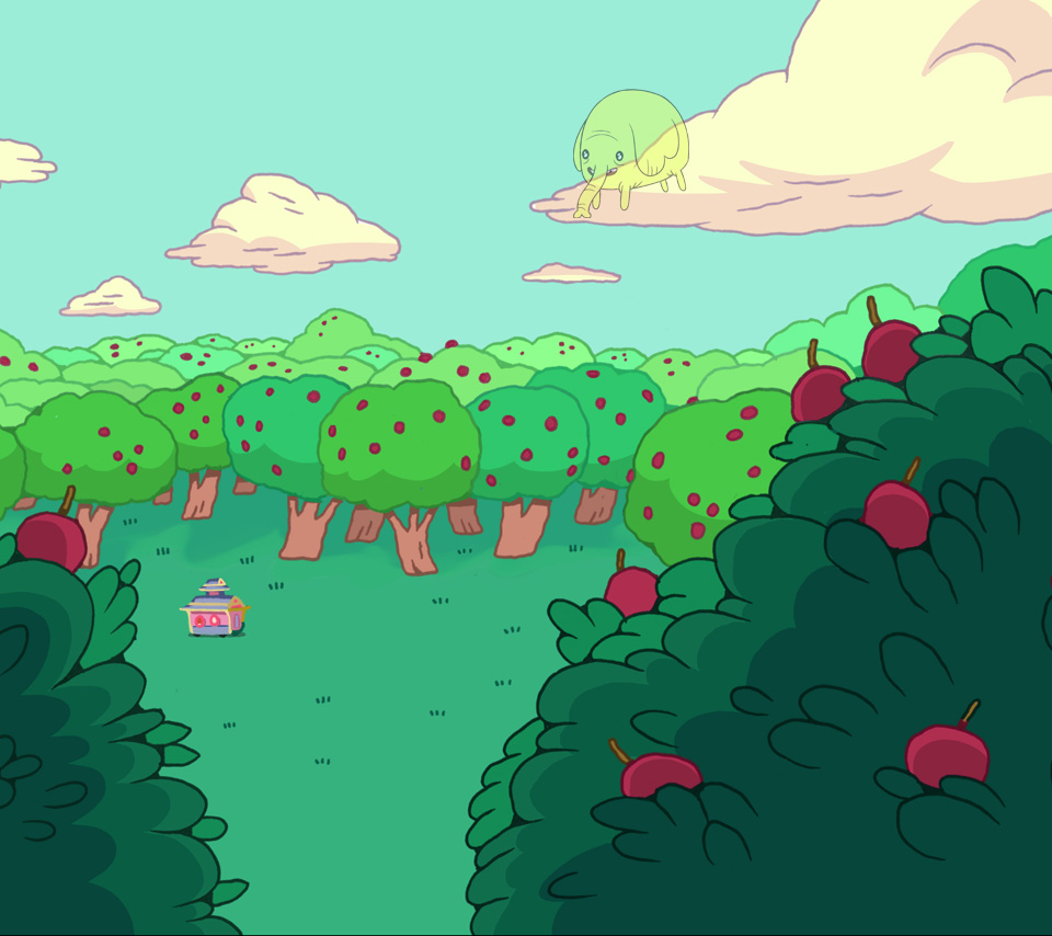 More Adventure Time Mobile Background