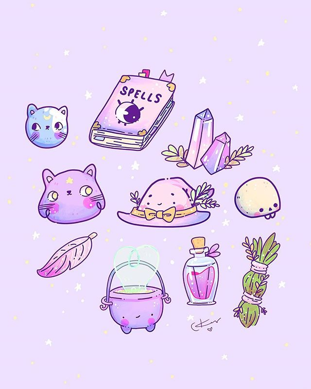 Witchy Aesthetic Wallpaper Pastel