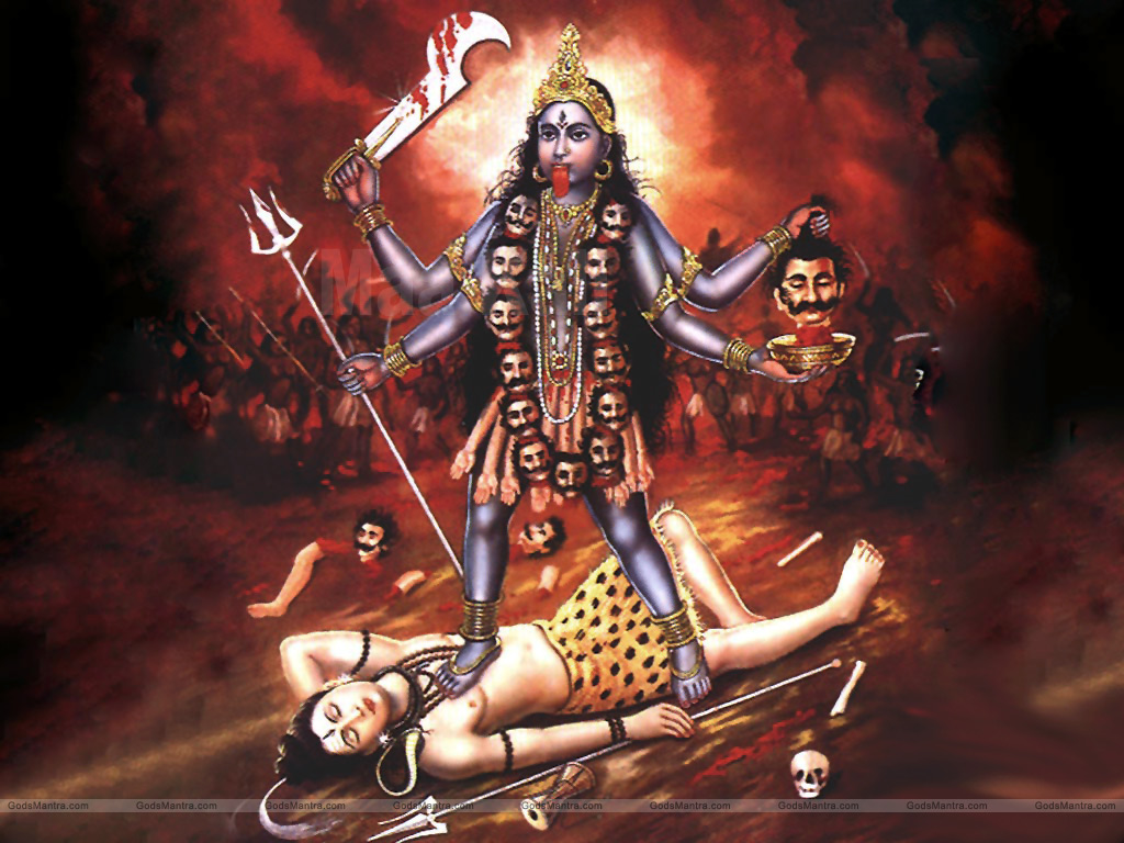 hindu goddess kali wallpaper
