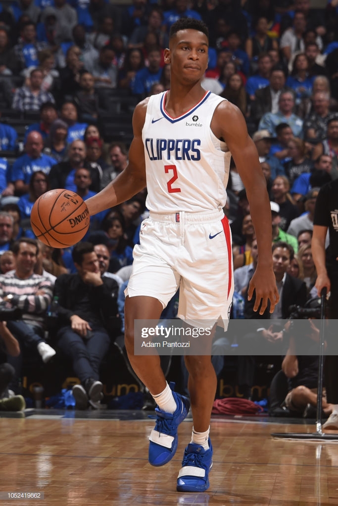 Shai Gilgeous Alexander Of The La Clippers Handles Ball