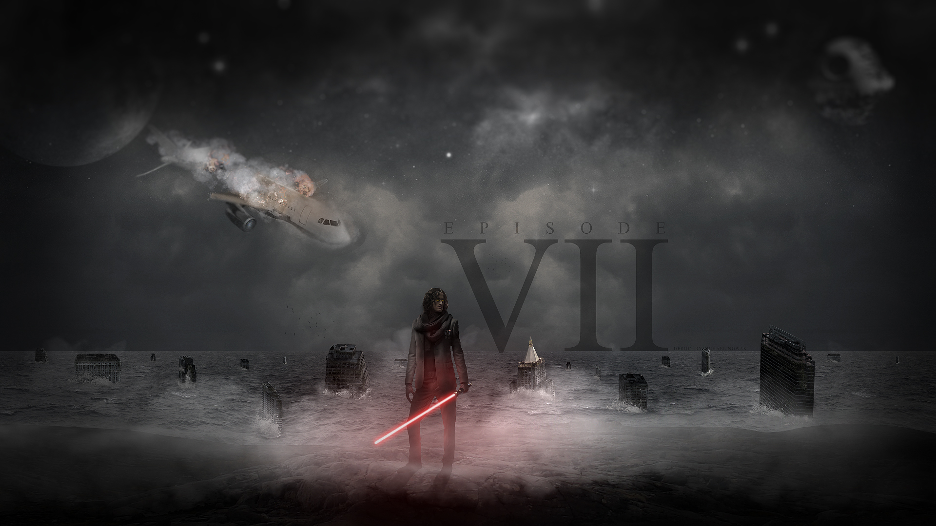 Star Wars Episode VII   my vision   wallpaper by MichalNowak on