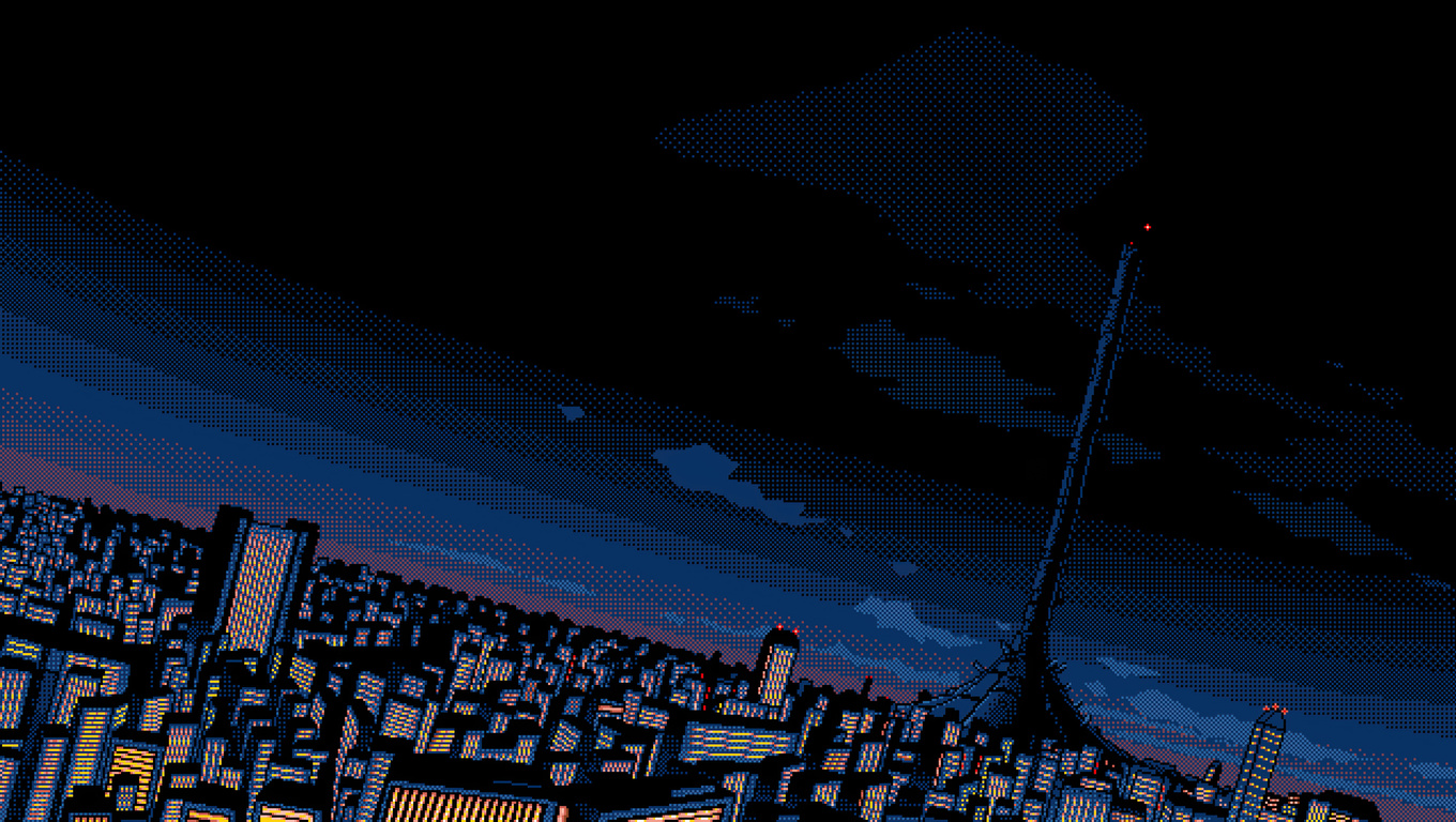 Cityscape Pixel City Laptop Hd 4k Wallpaper Image