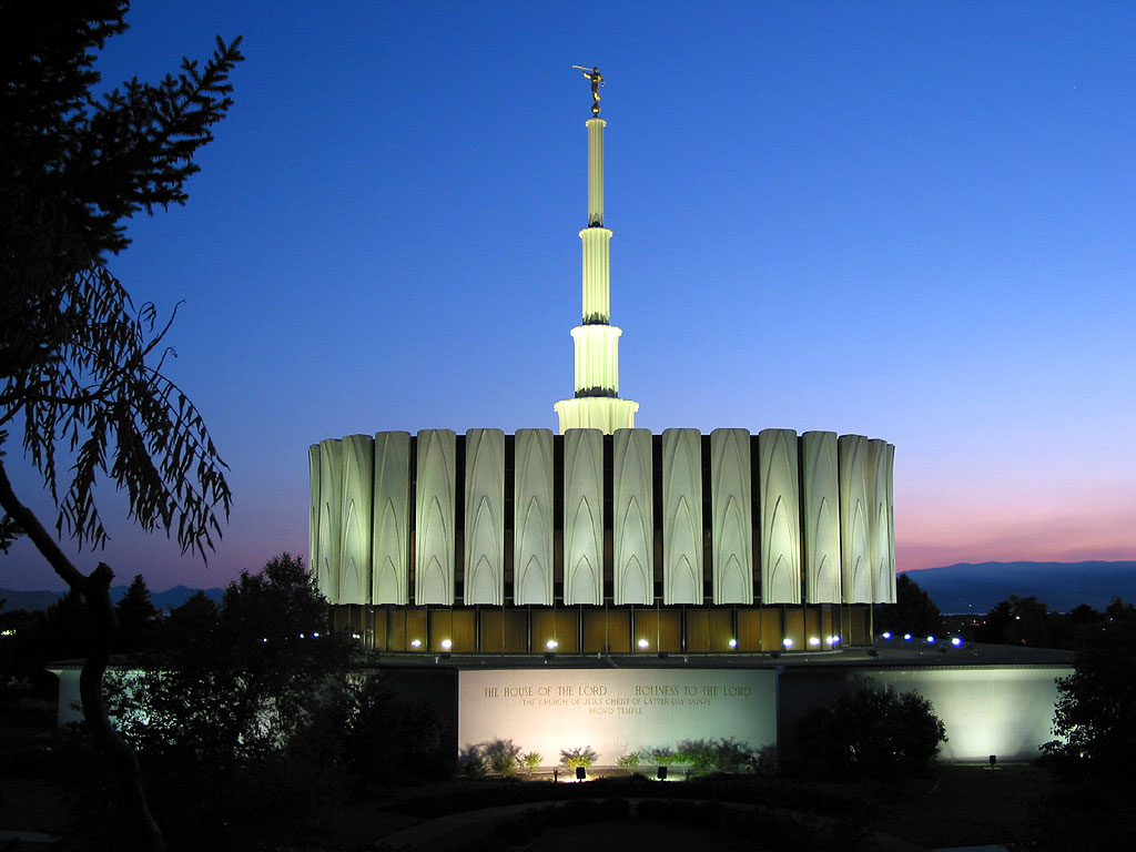 Provo Utah Lds Mormon Temple Photograph