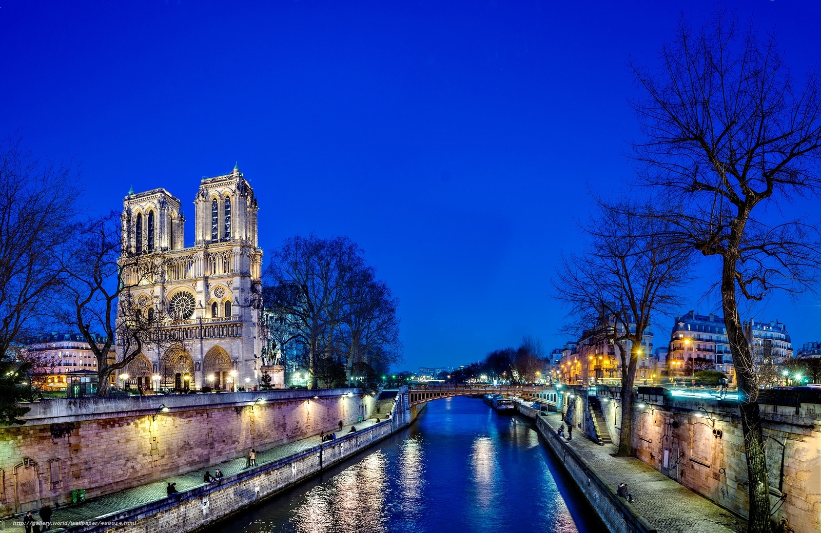 Wallpaper Notre Dame De Paris France