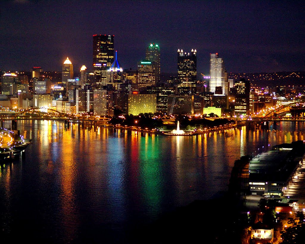 Panoramio Photo Of Pittsburgh At Night