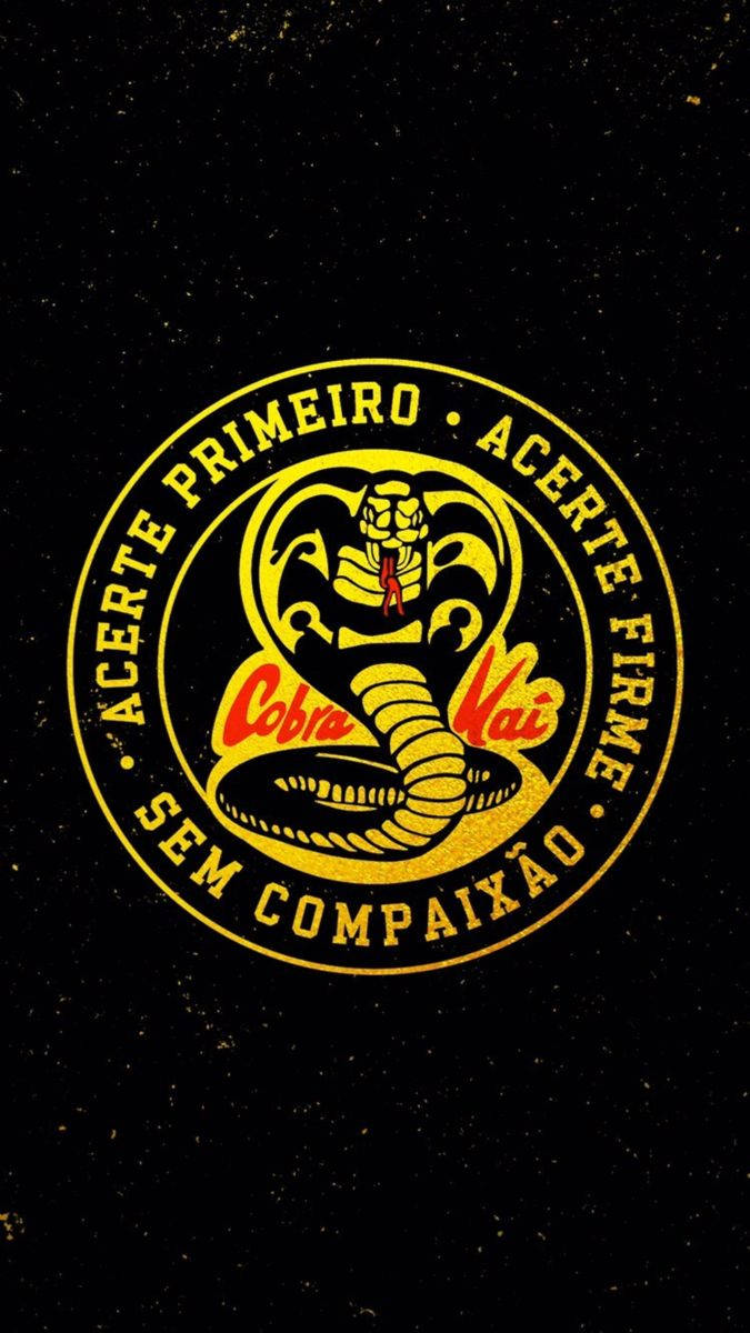 Snake Logo Of Cobra Kai Phone Wallpaper