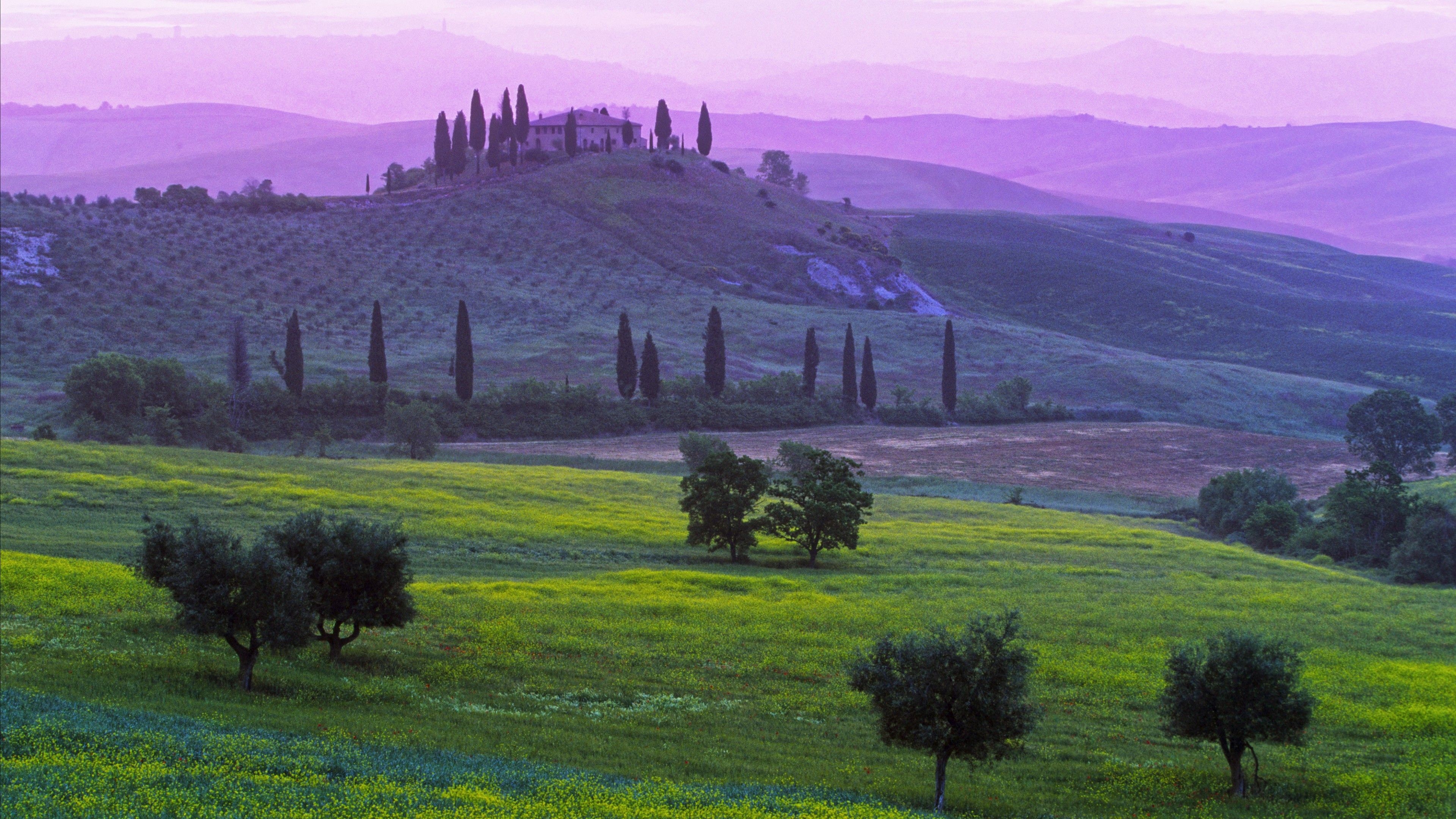 Tuscany Italy Villages Wallpaper